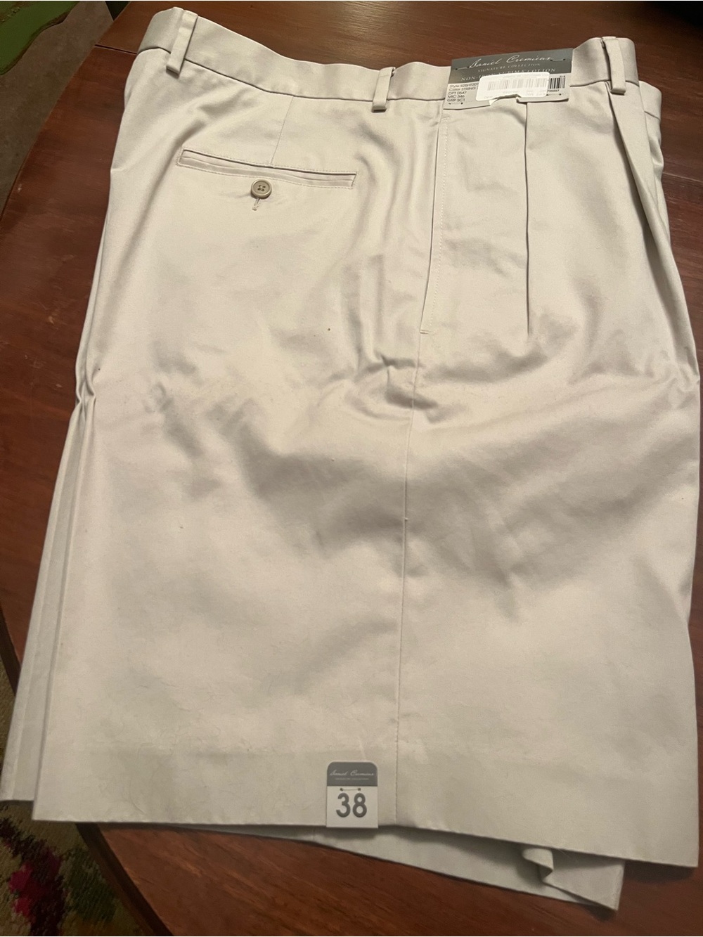 Cremieux loop Men's Casual Beige Shorts - Size 38